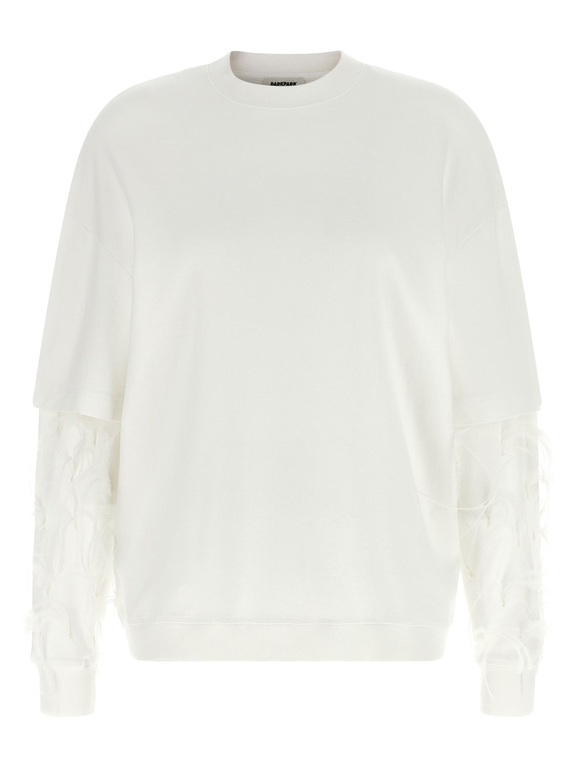 White Cotton Sweatshirt