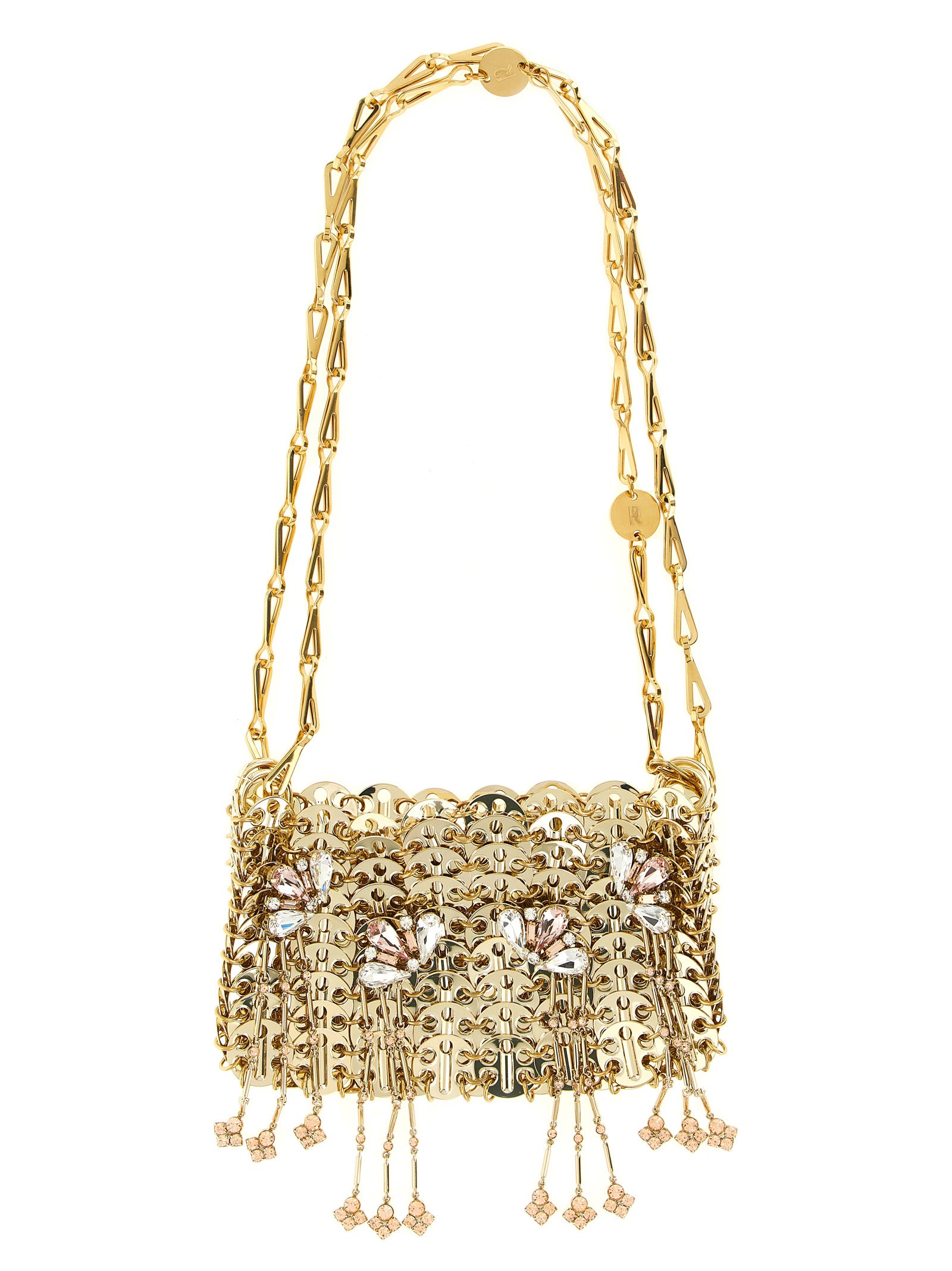 Gold Stainless Steel Shoulder Bag