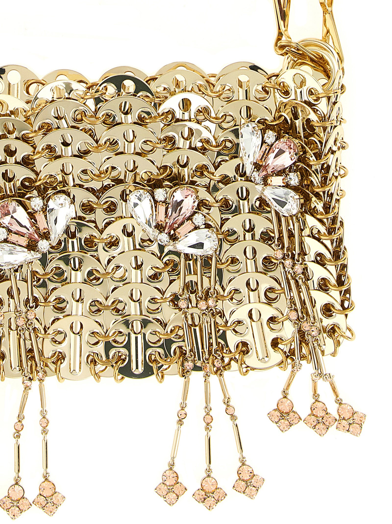 Gold Stainless Steel Shoulder Bag