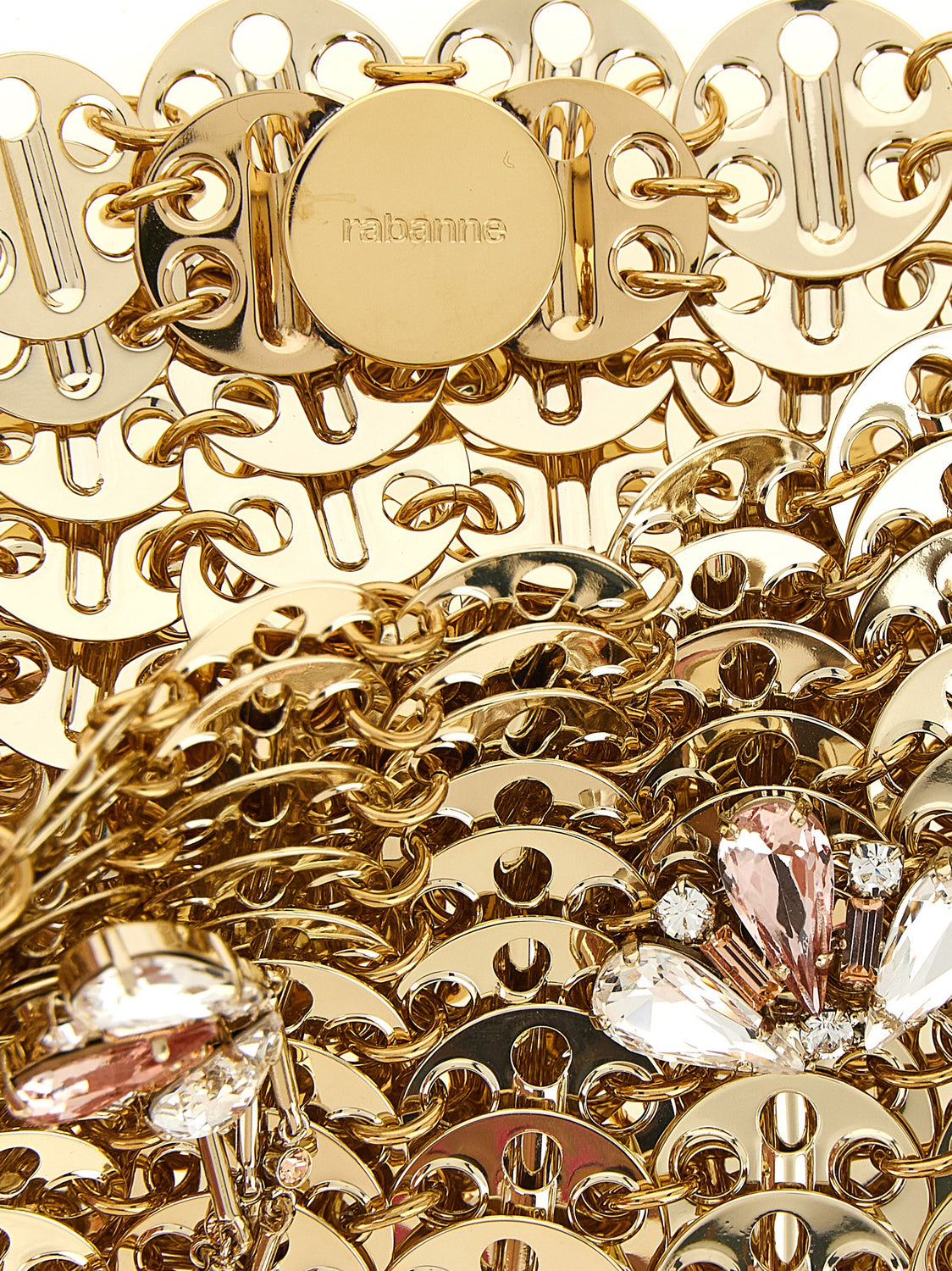 Gold Stainless Steel Shoulder Bag