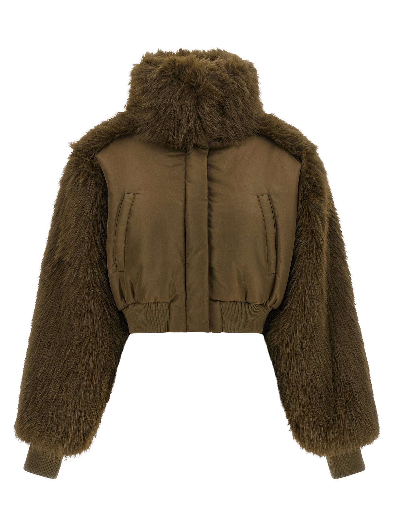 Bicolor Polyester Bomber