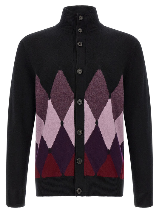 Black Cashmere Cardigan