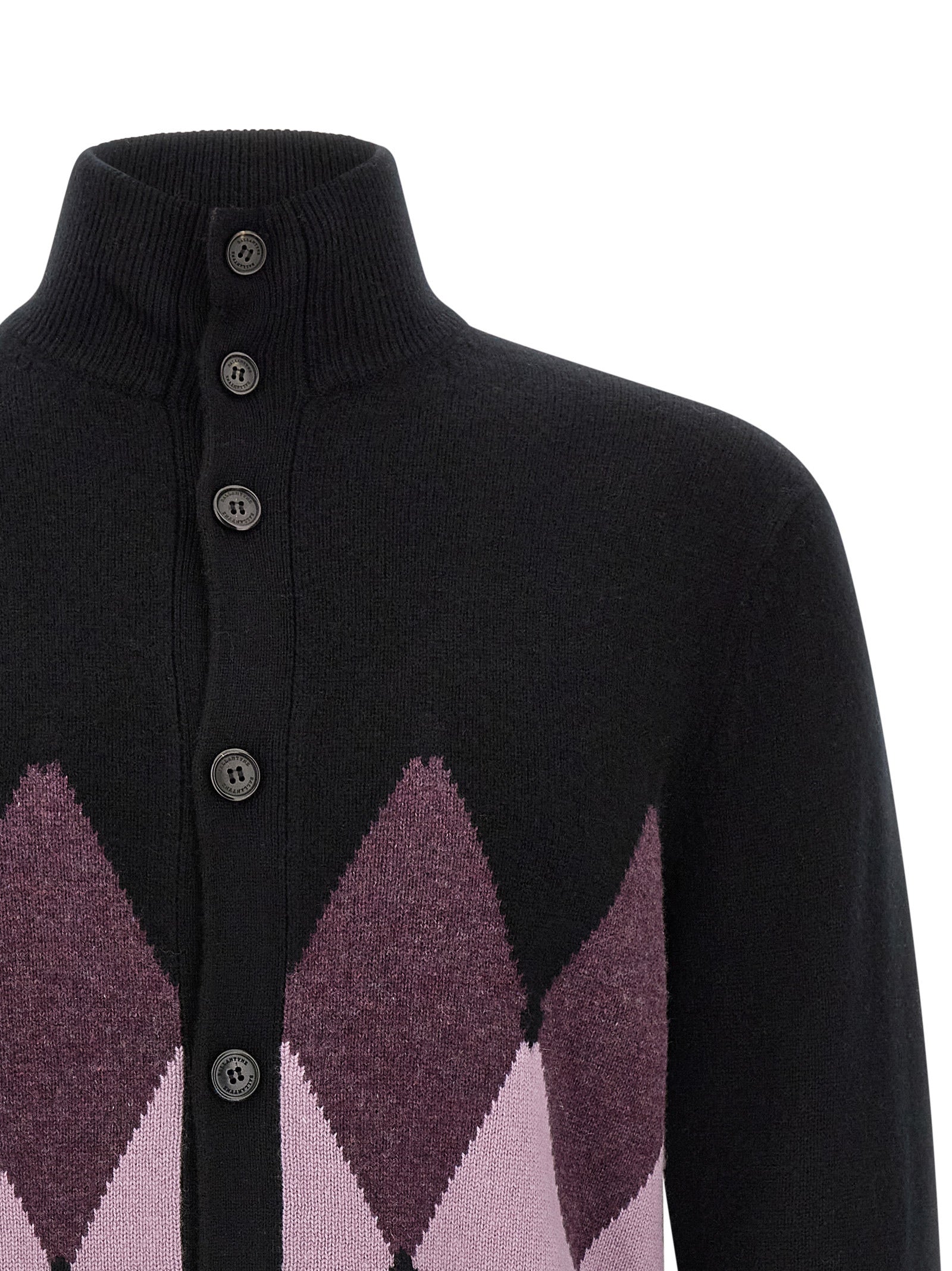 Black Cashmere Cardigan