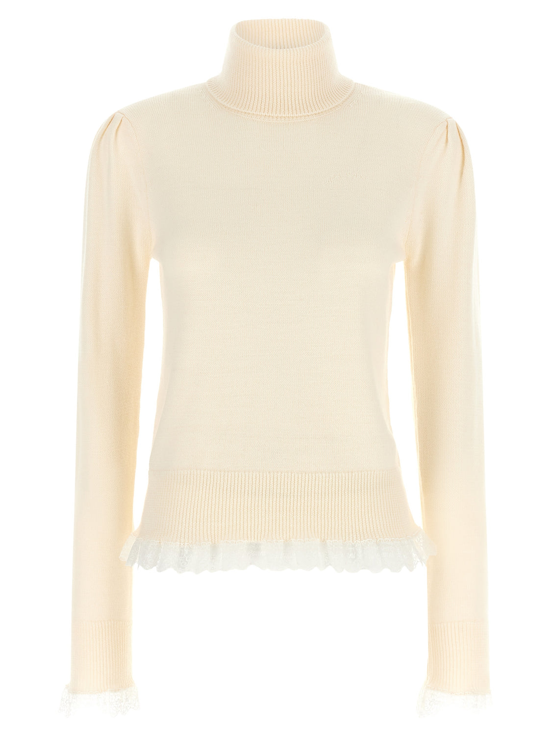 White Merino Wool Cardigan