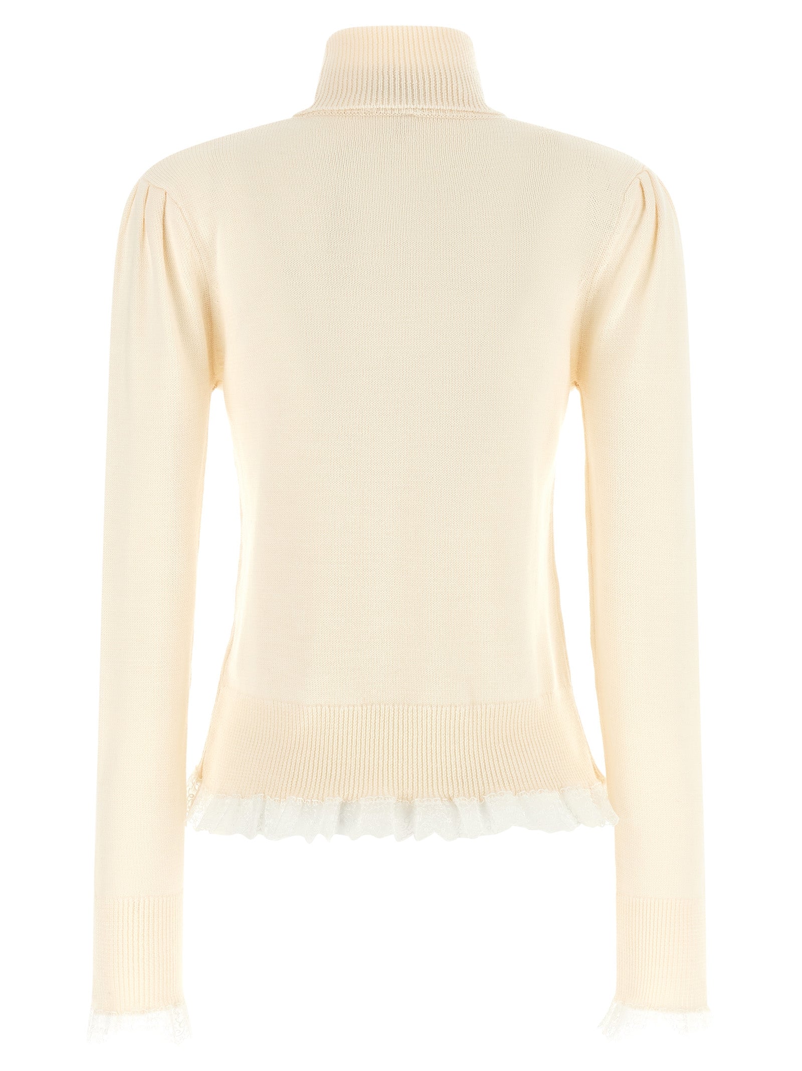 White Merino Wool Cardigan