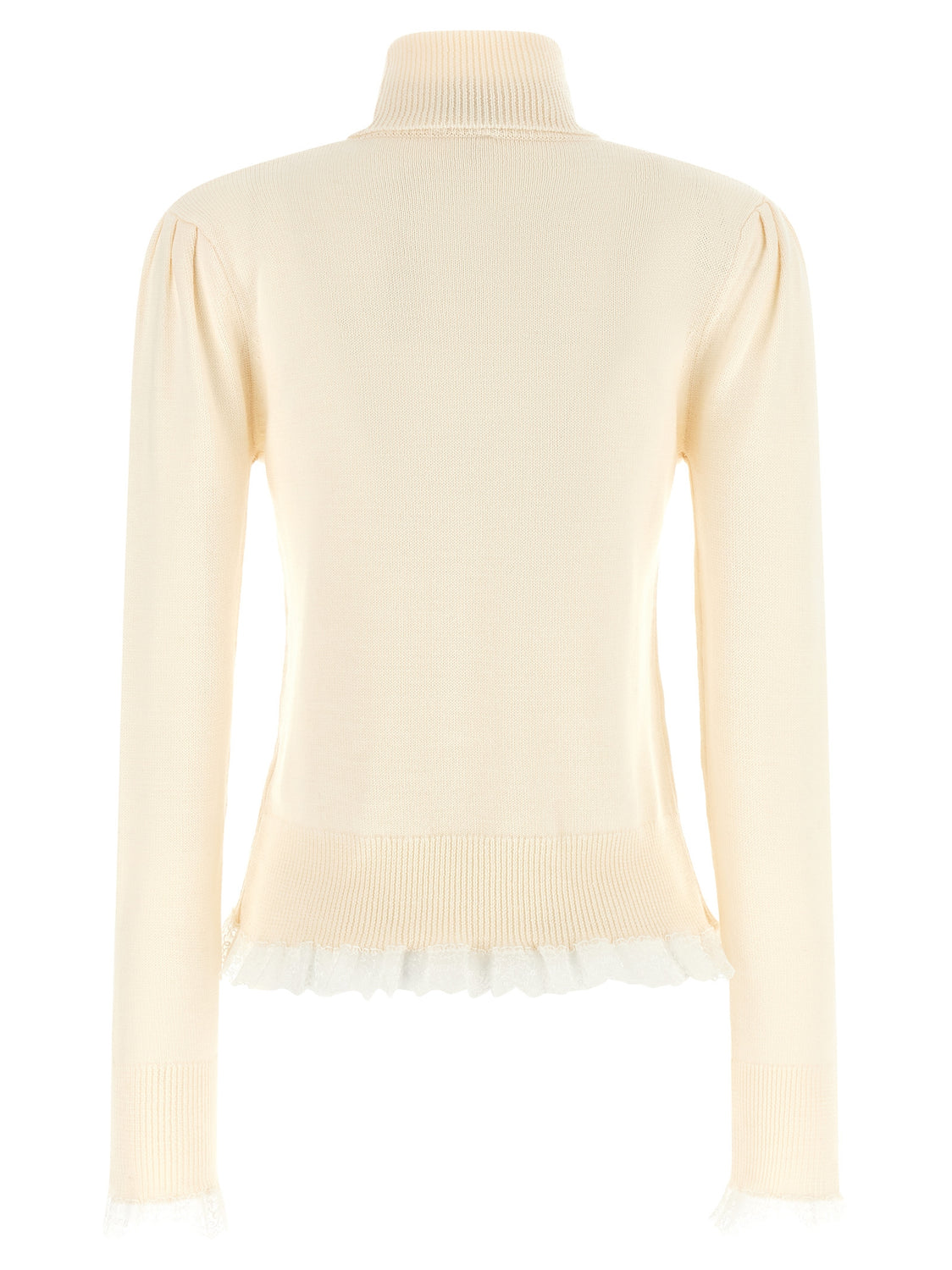 White Merino Wool Cardigan