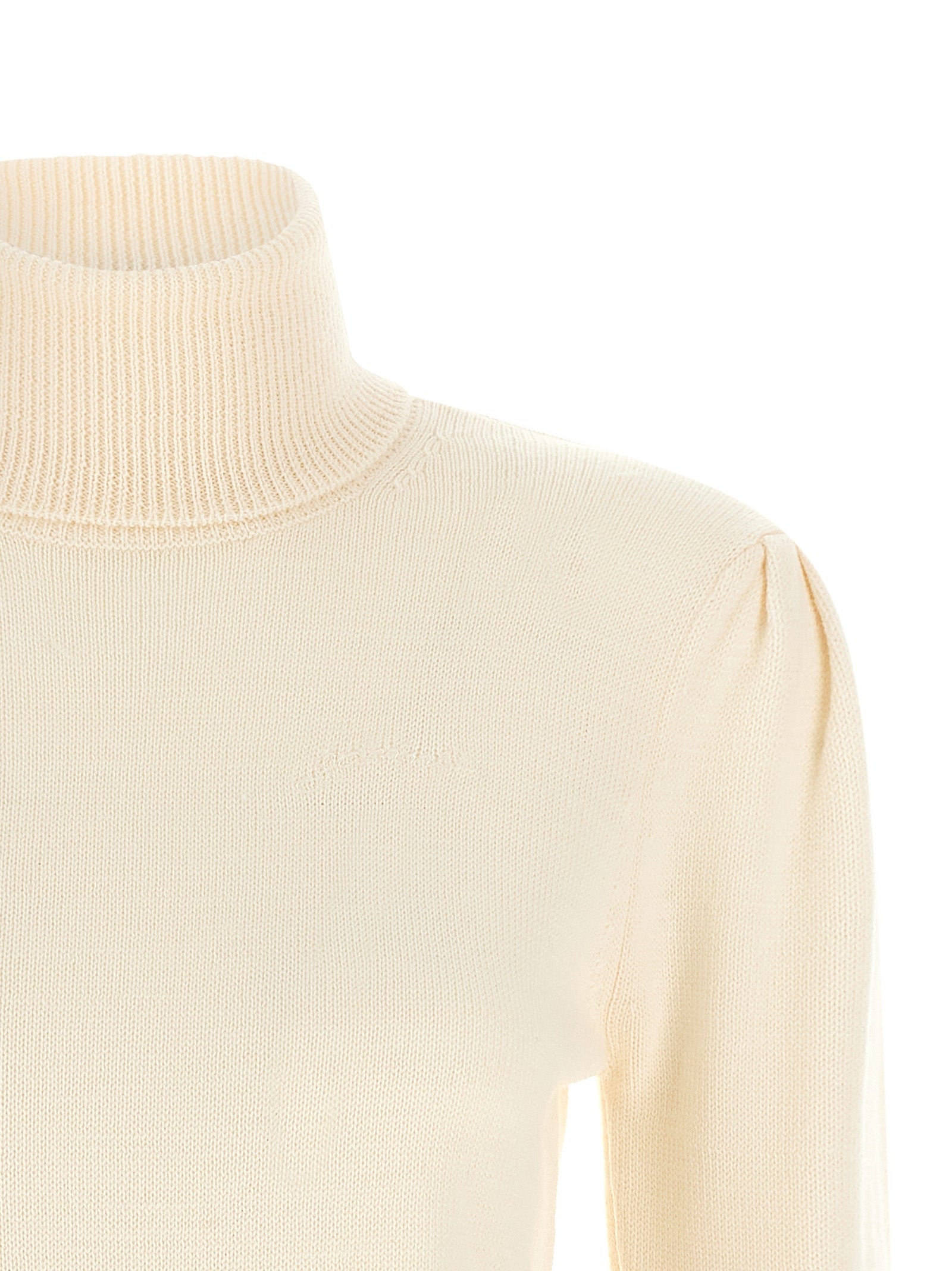 White Merino Wool Cardigan
