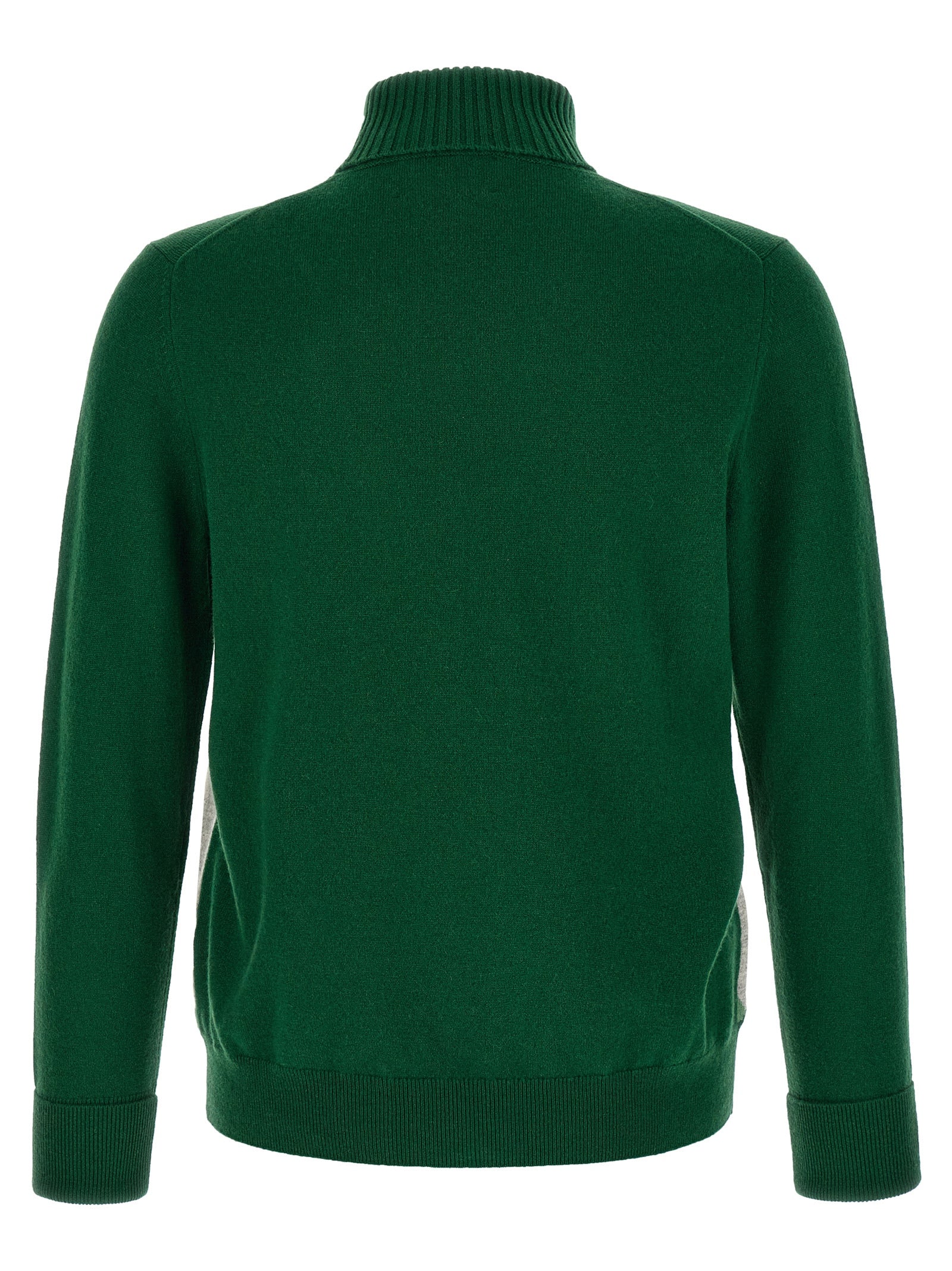 Bicolor Cashmere Cardigan