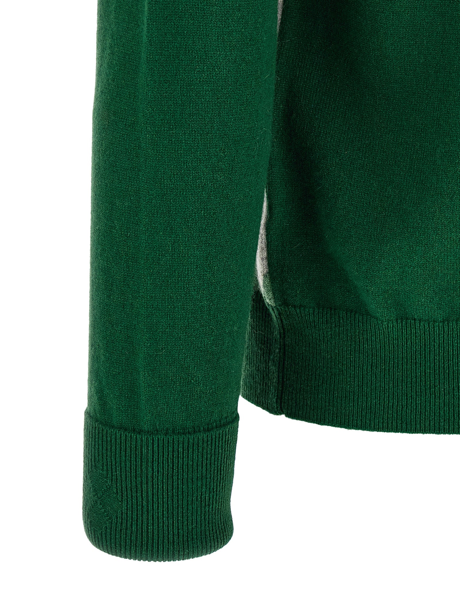 Bicolor Cashmere Cardigan