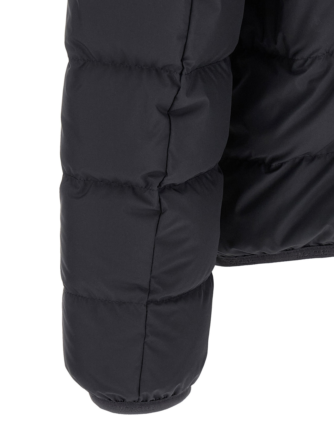 Blue Polyester Full-Length Jacket