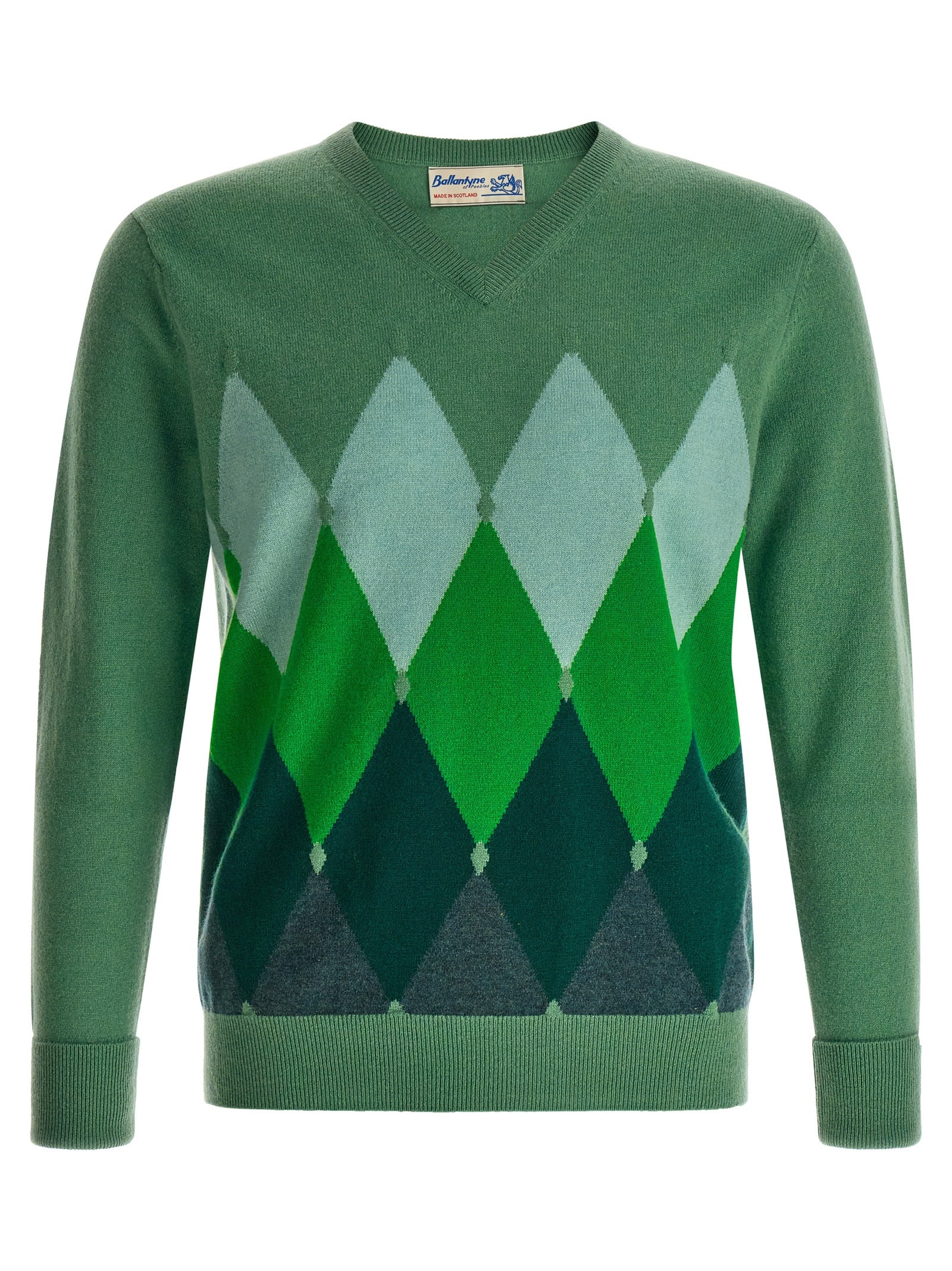 Bicolor Cashmere Cardigan