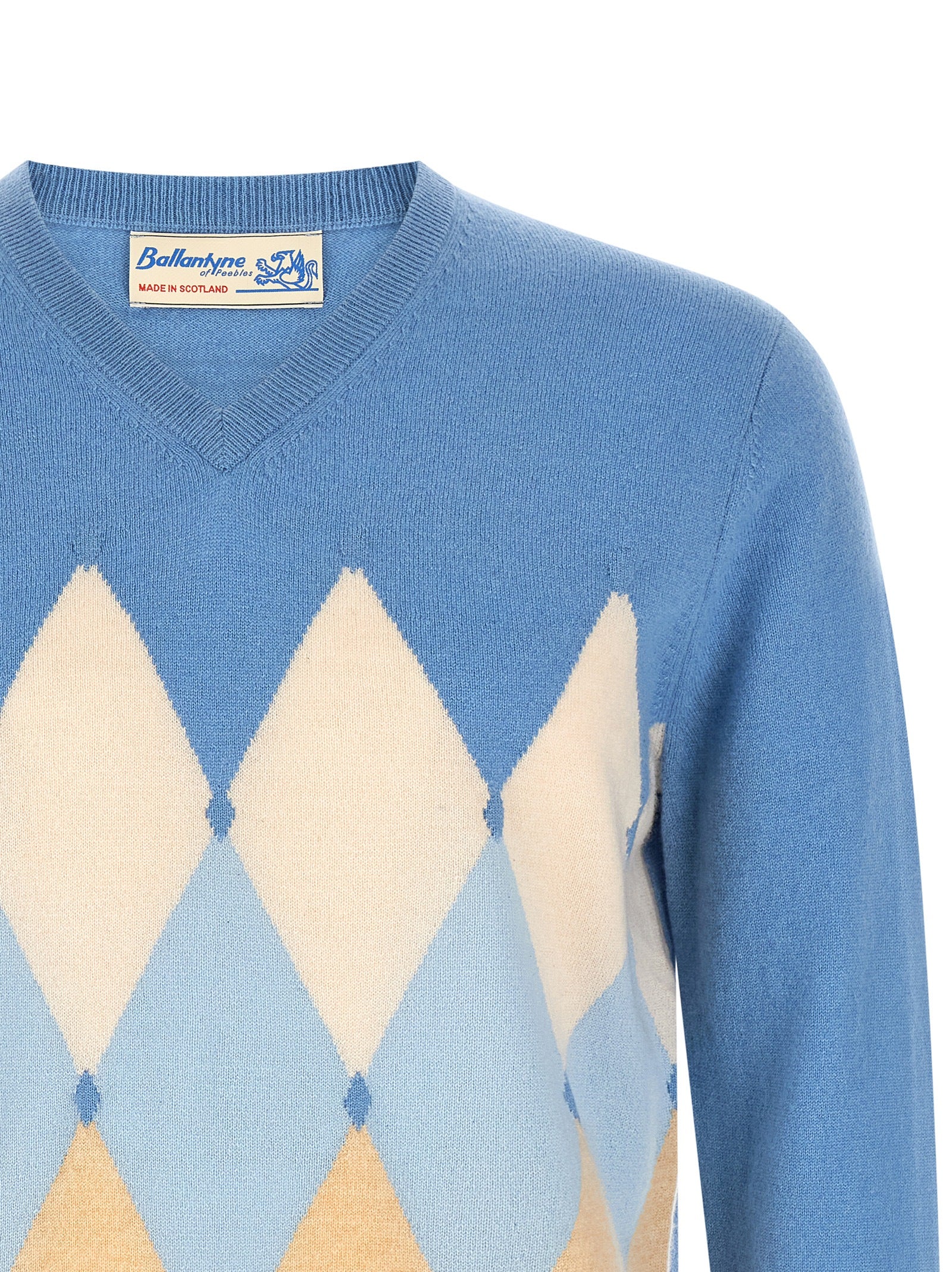 Blue Cashmere Cardigan