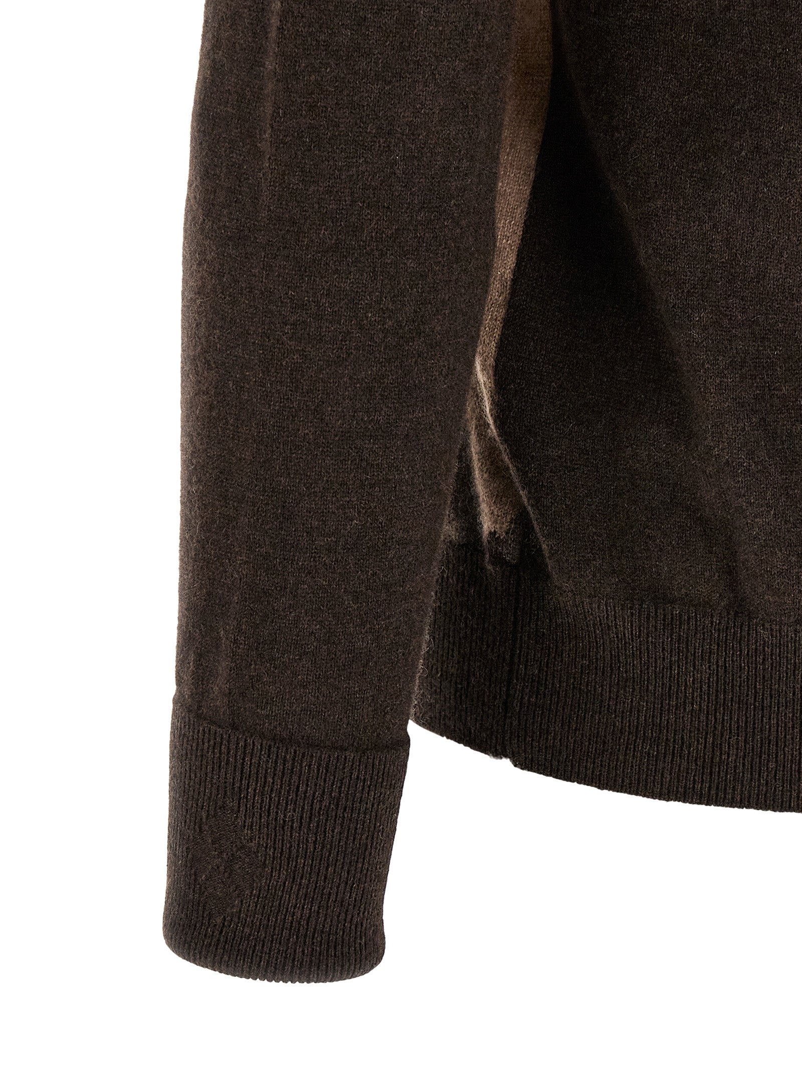 Brown Cashmere Cardigan