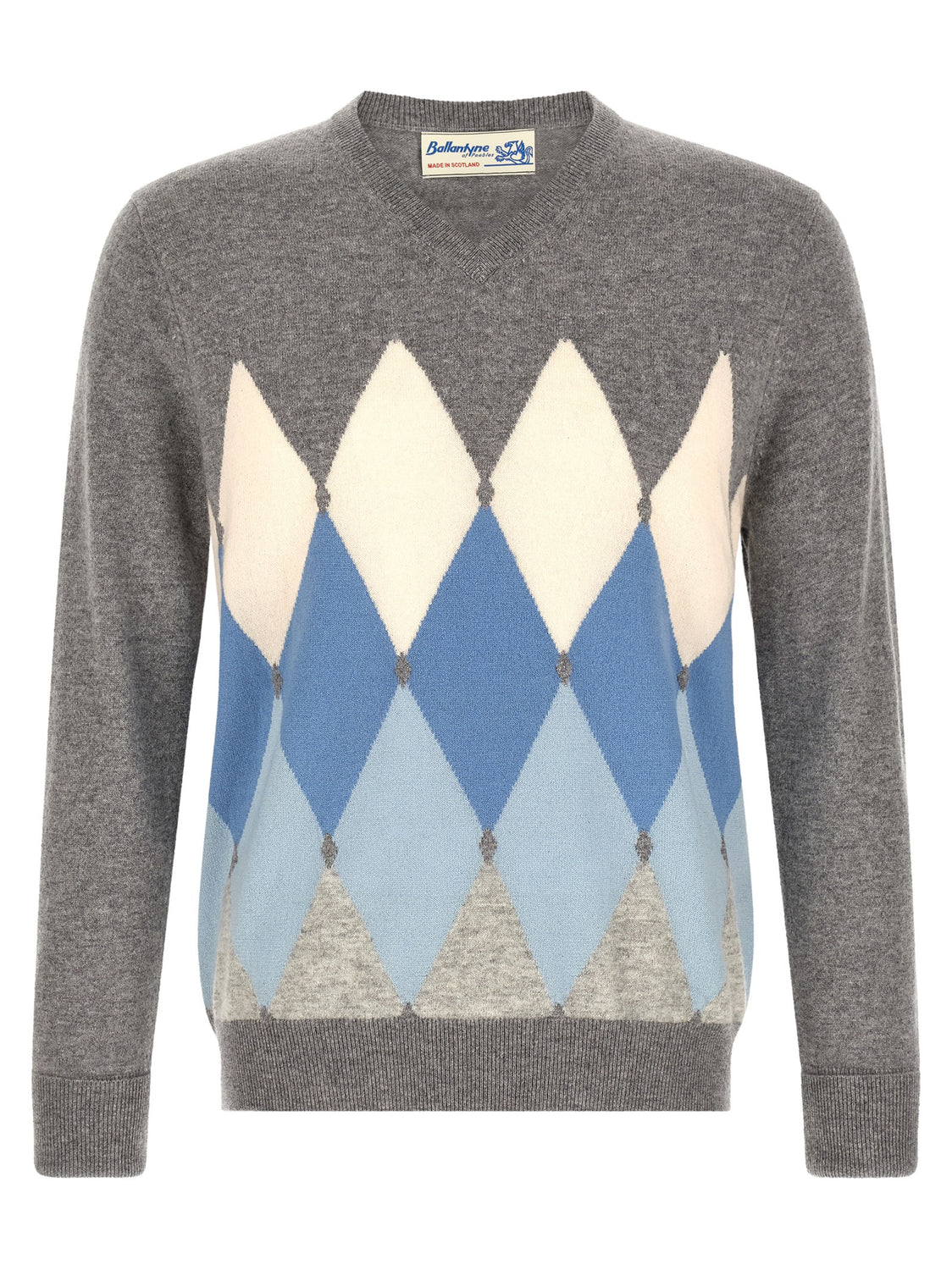 Gray Cashmere Cardigan