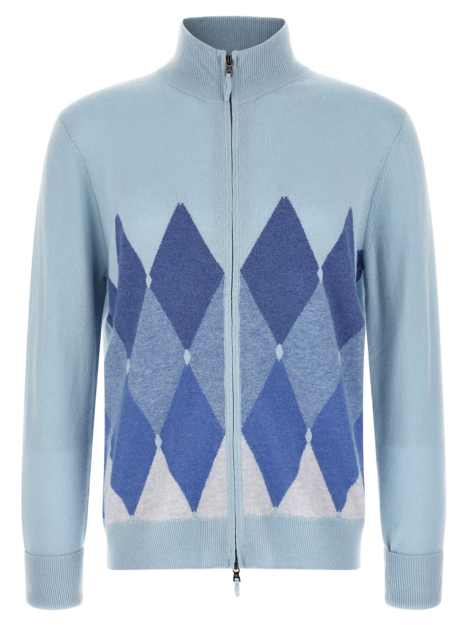 Blue Cashmere Cardigan