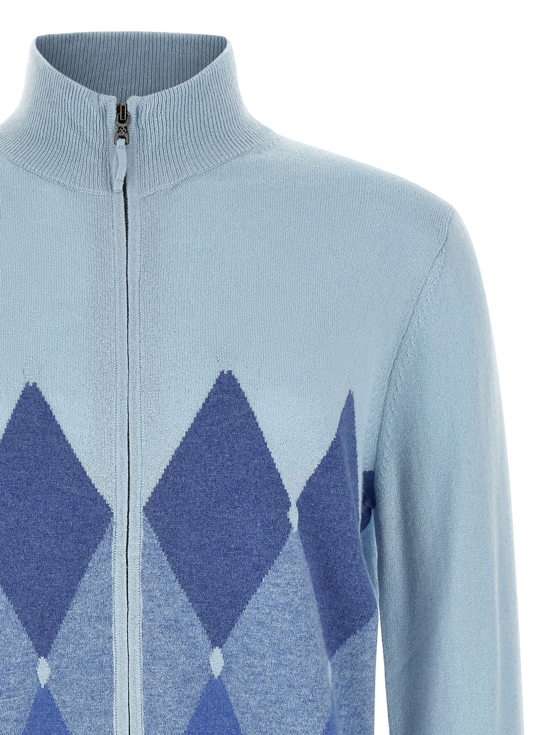 Blue Cashmere Cardigan