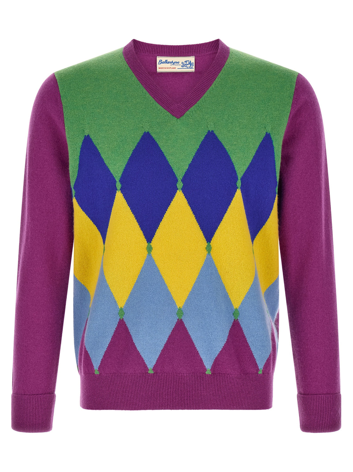 Purple Cashmere Cardigan