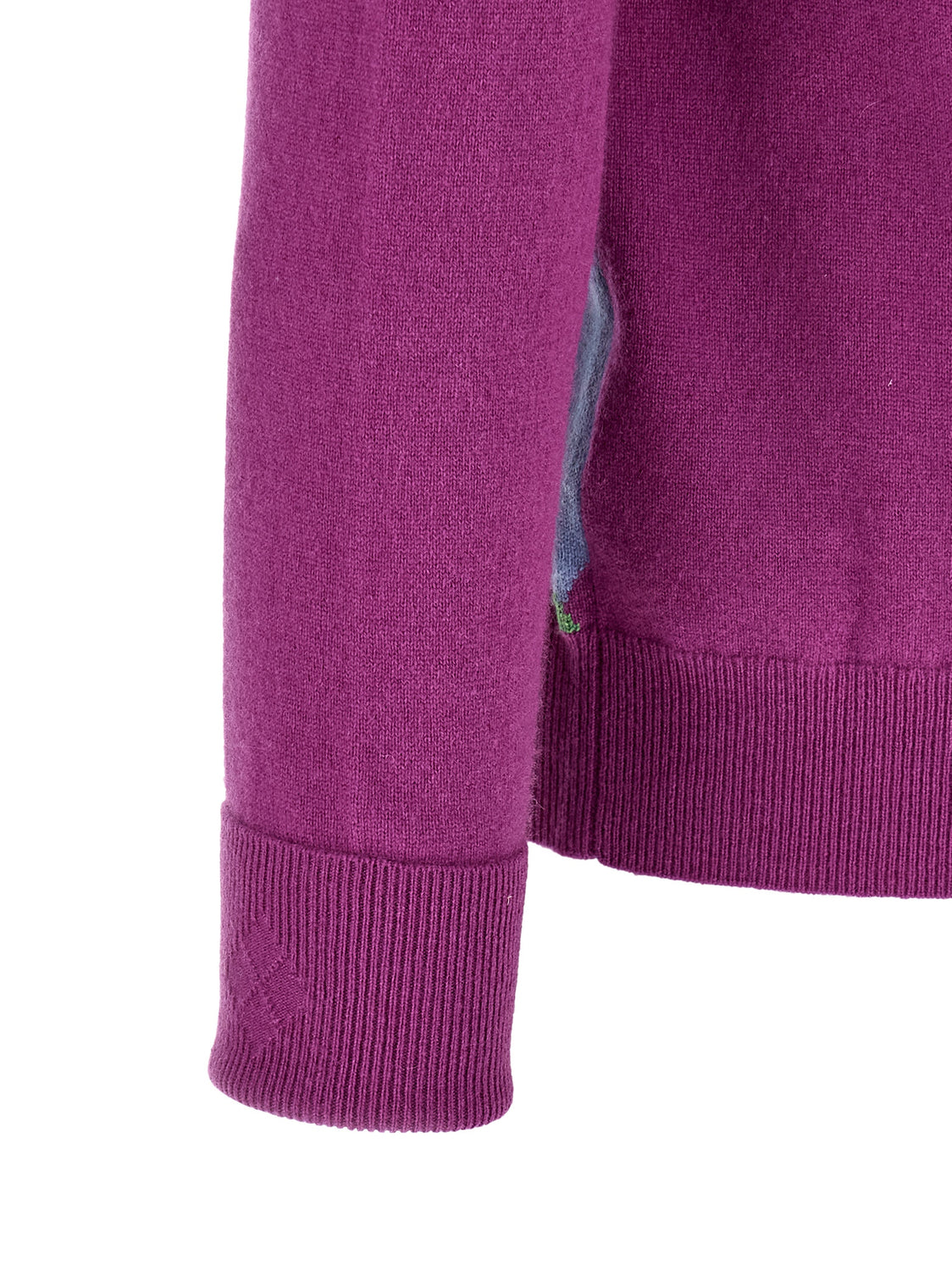 Purple Cashmere Cardigan