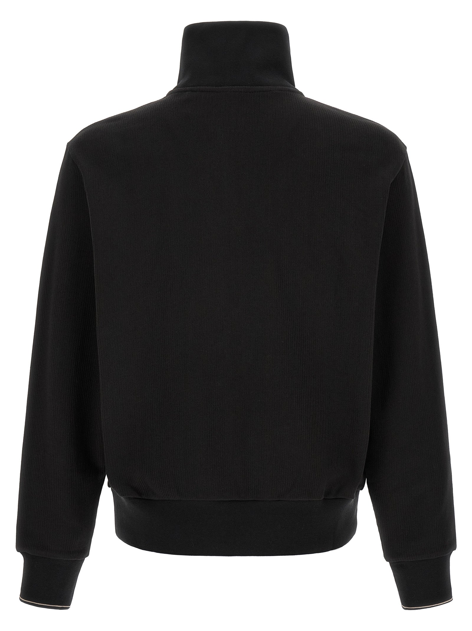 Black Cotton Sweatshirt