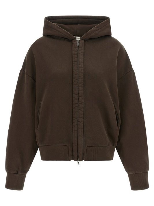 Brown Cotton Sweatshirt