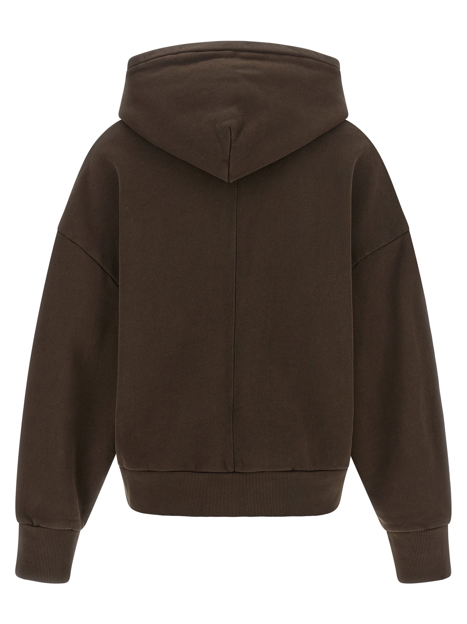 Brown Cotton Sweatshirt