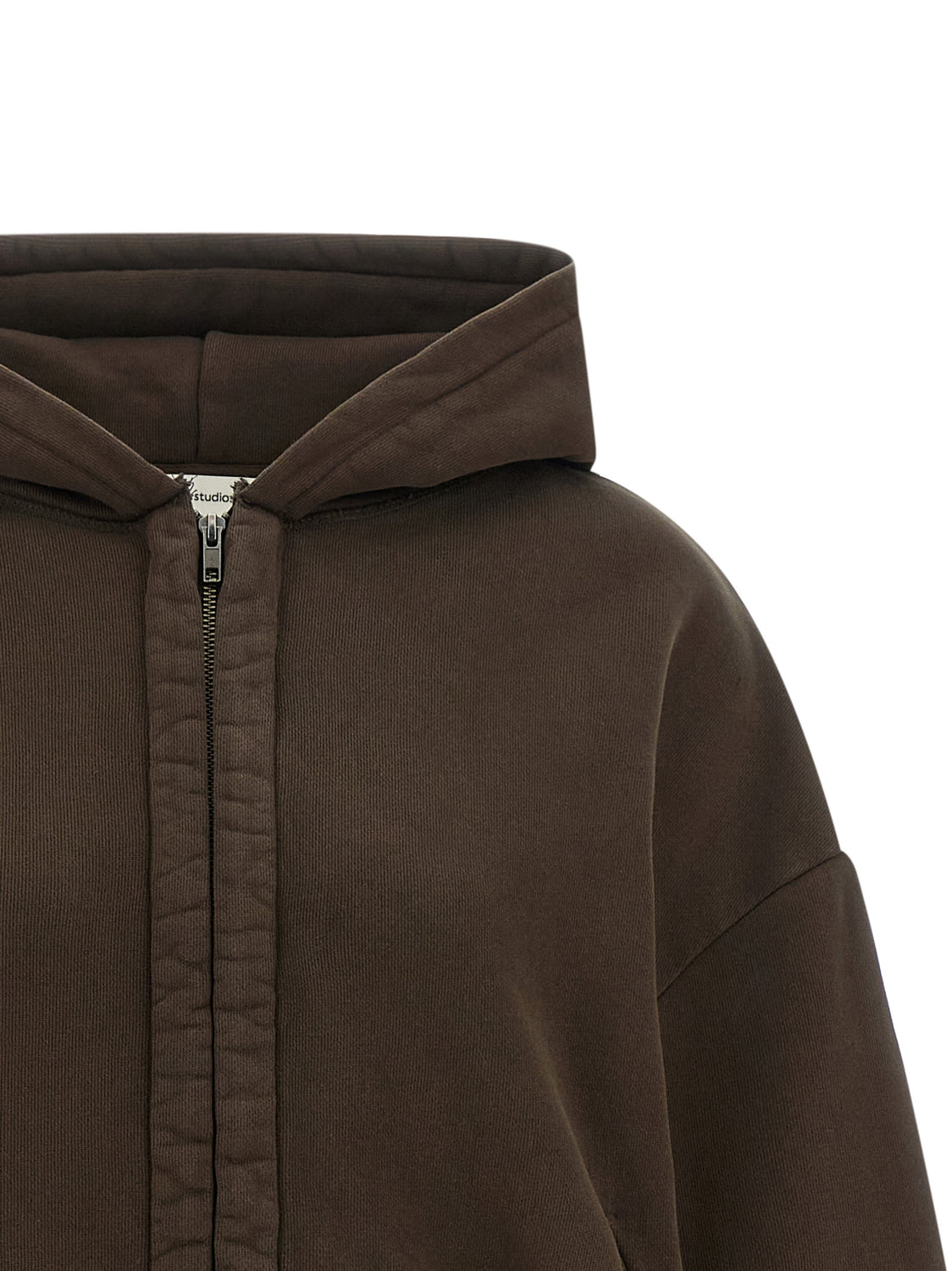 Brown Cotton Sweatshirt