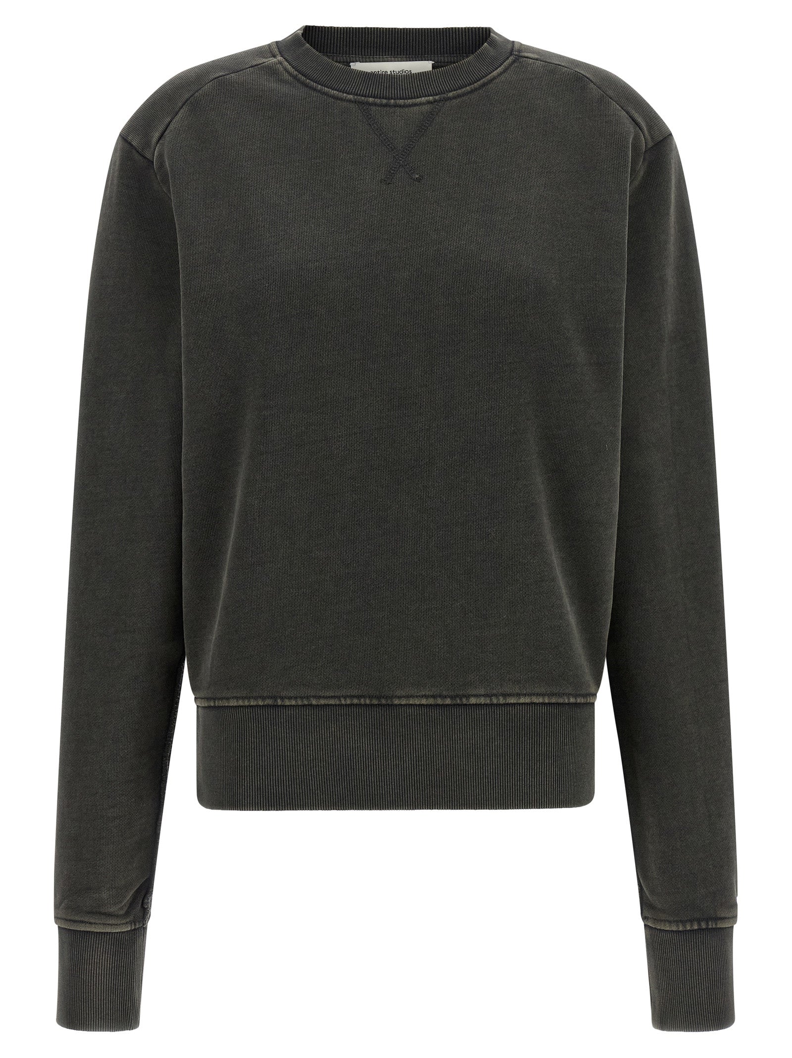 Black Cotton Sweatshirt