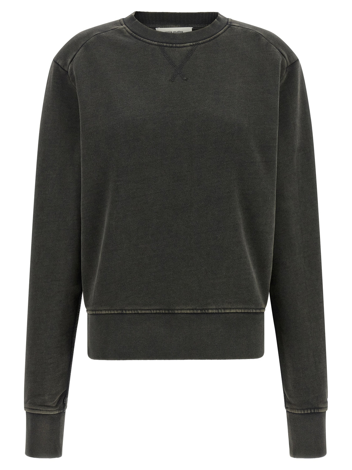 Black Cotton Sweatshirt