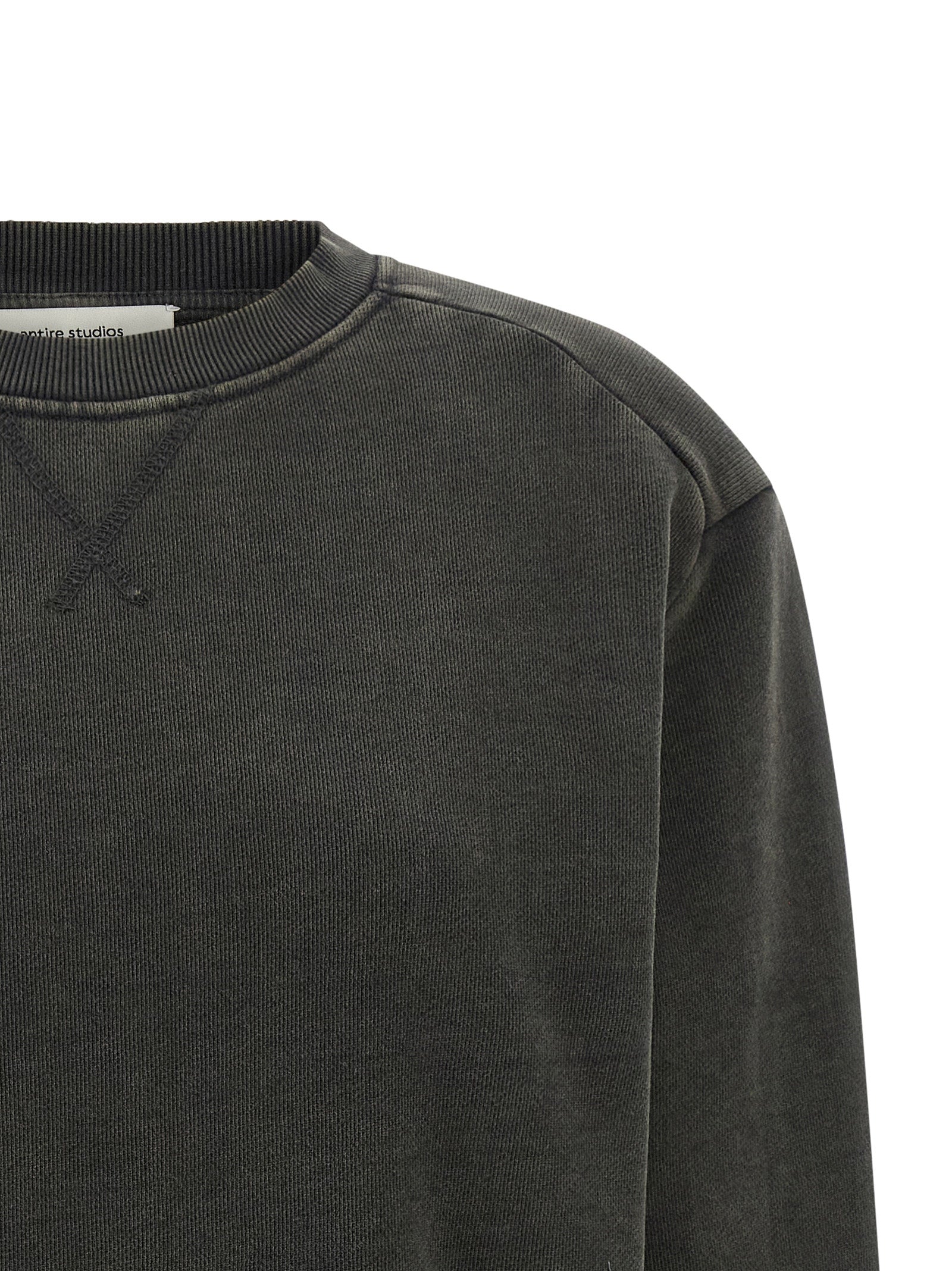 Black Cotton Sweatshirt