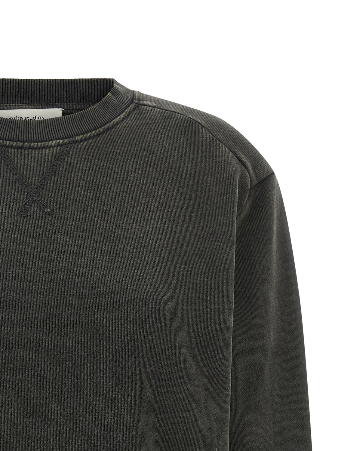 Black Cotton Sweatshirt