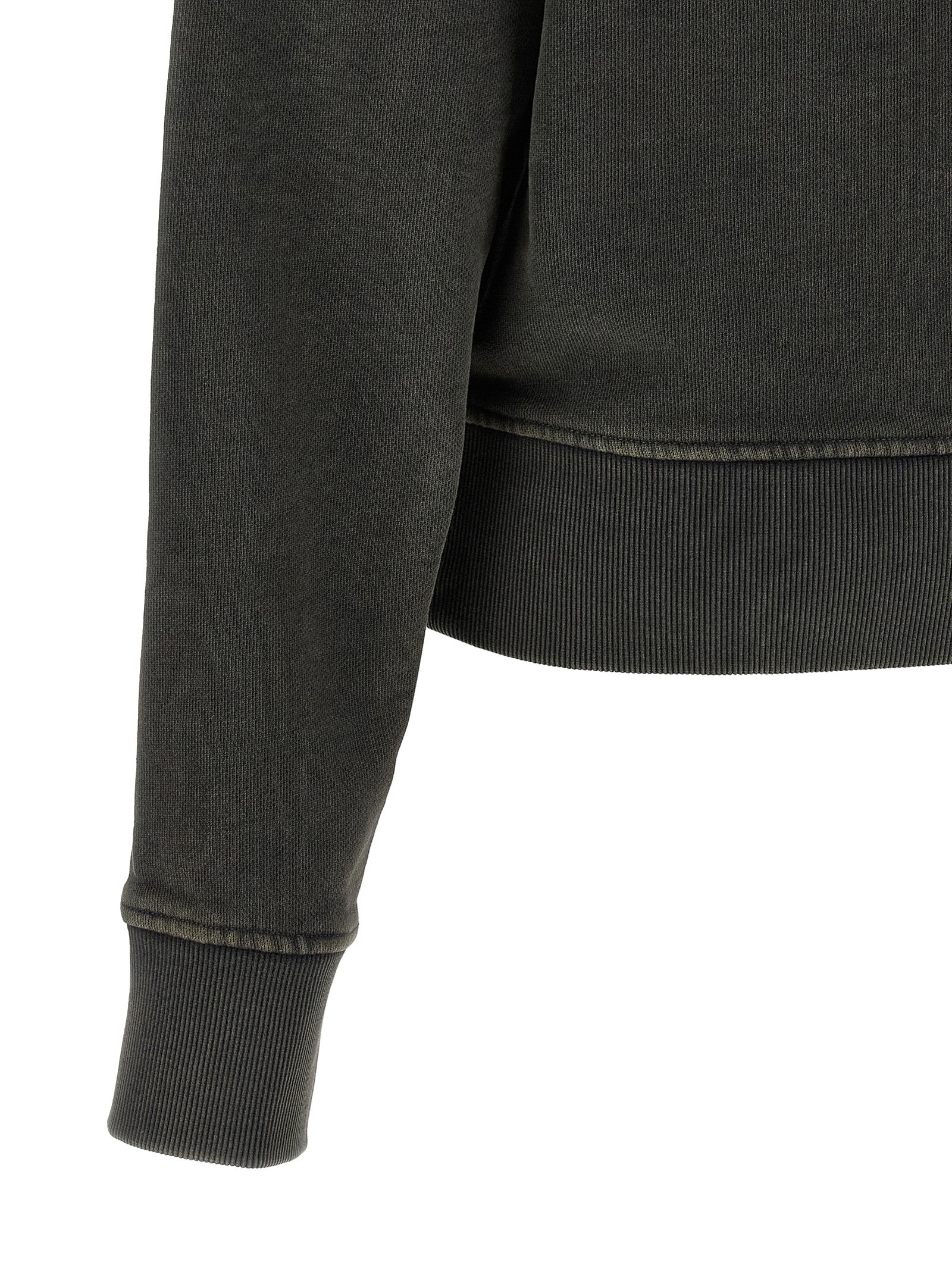 Black Cotton Sweatshirt