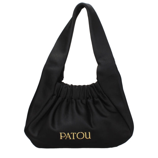Black Fabric Handbag
