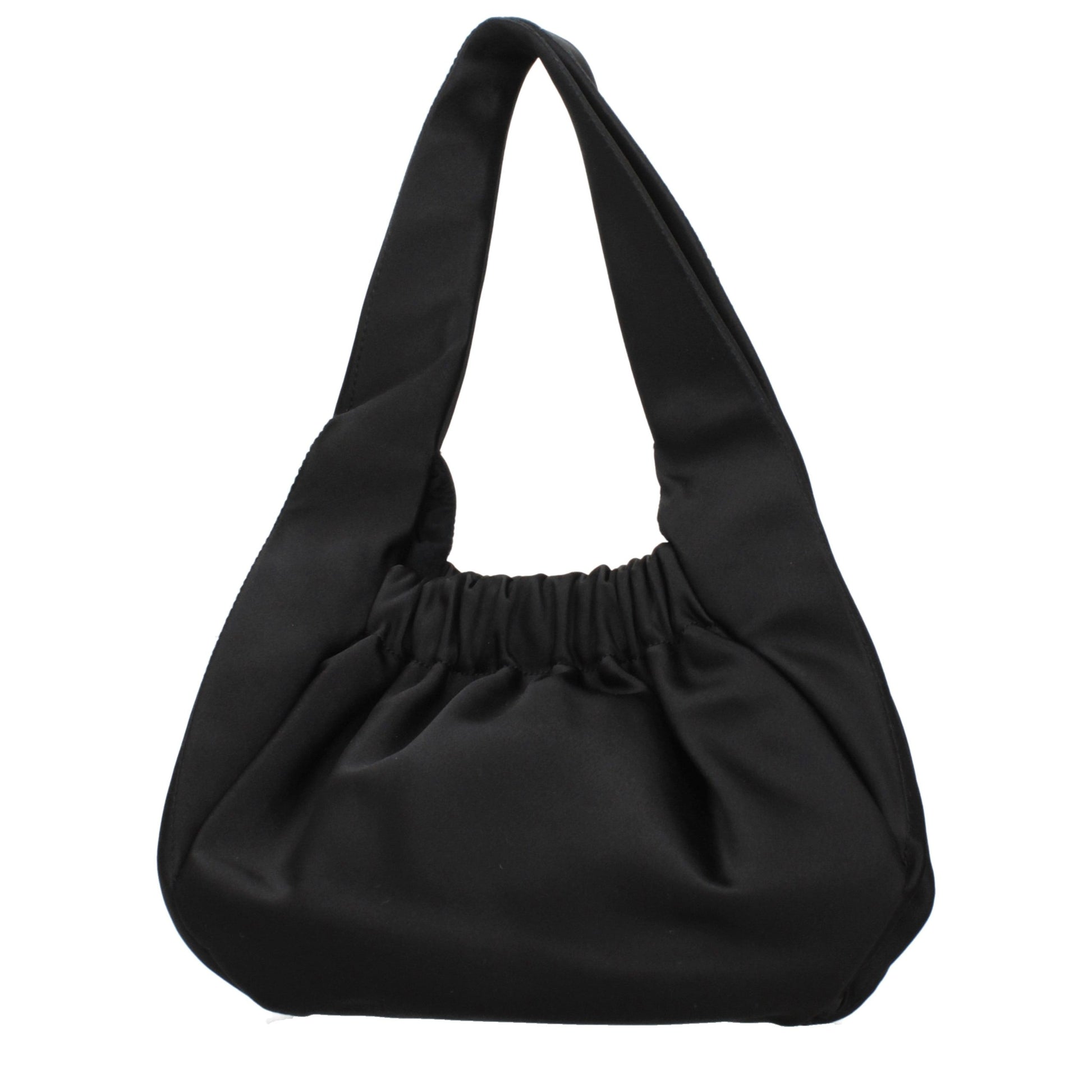 Black Fabric Handbag