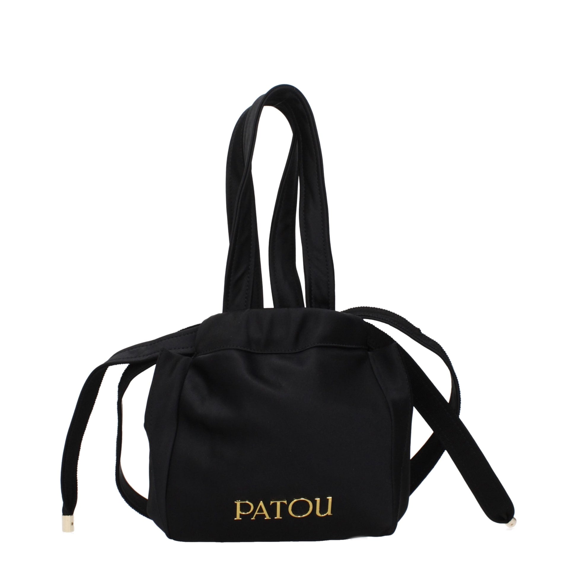 Black Fabric Handbag