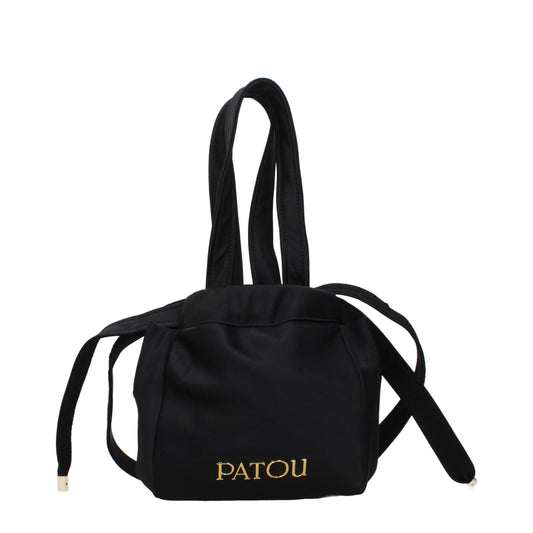 Black Fabric Handbag