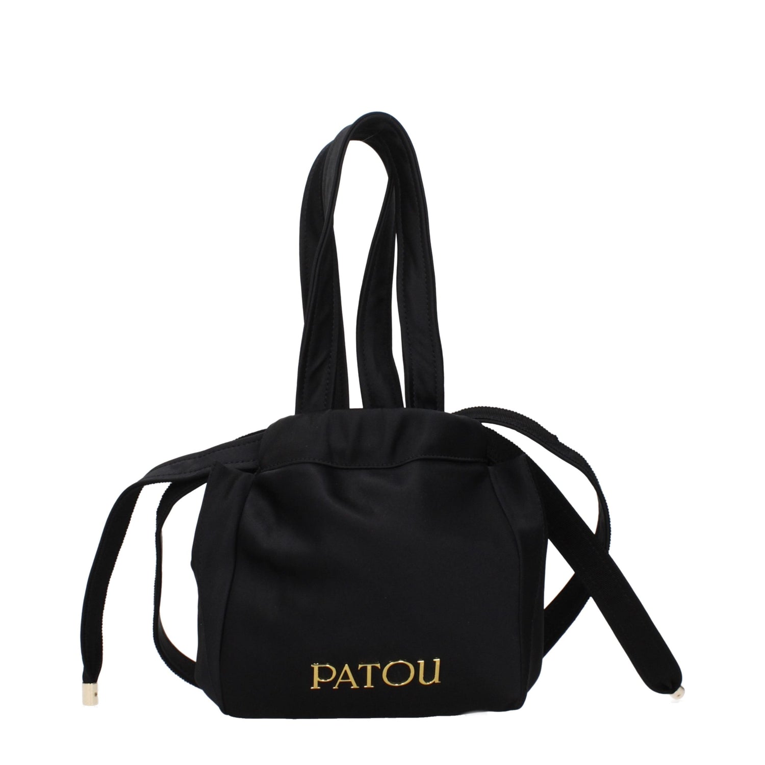 Black Fabric Handbag