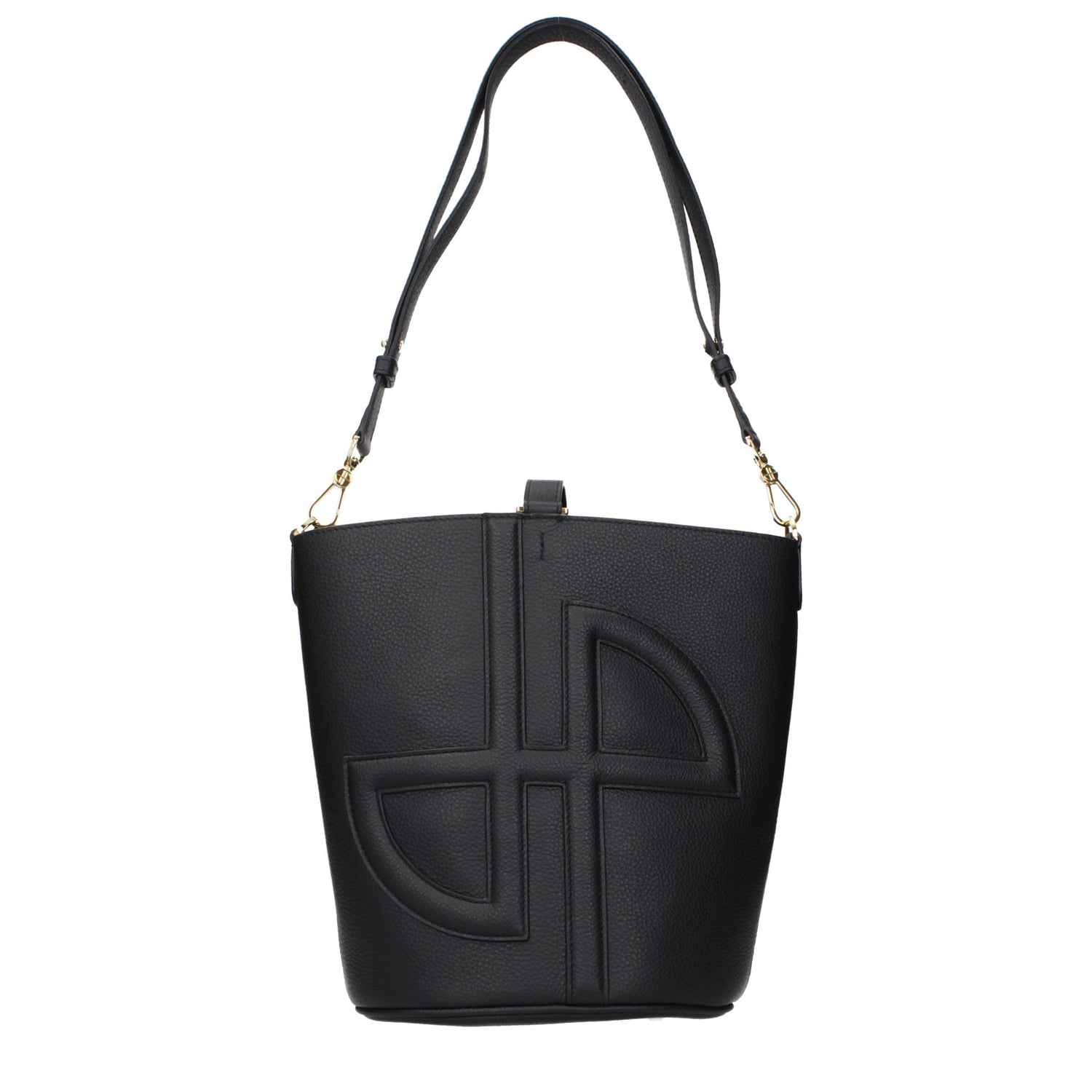 Black Leather Crossbody Bag