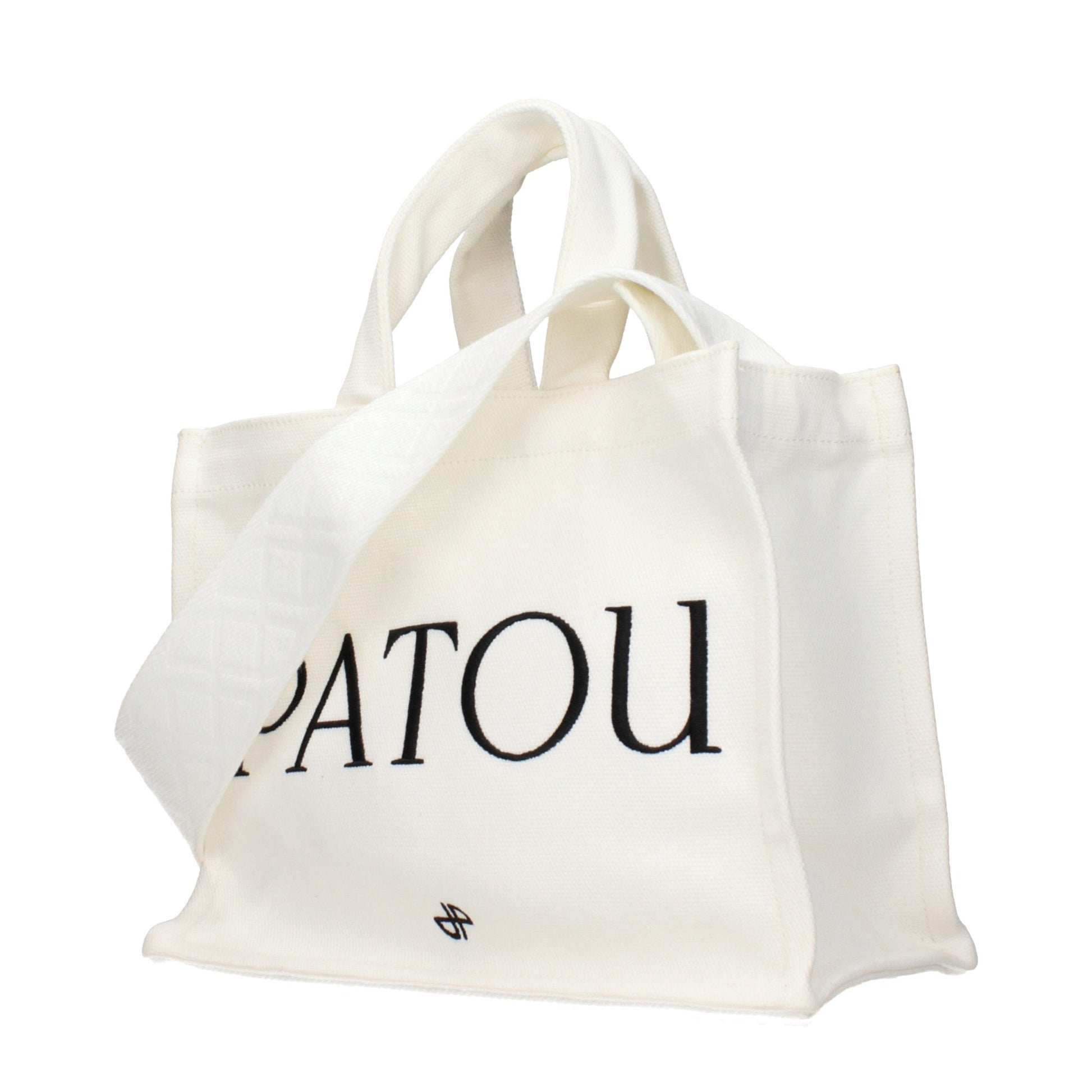 White Fabric Handbag