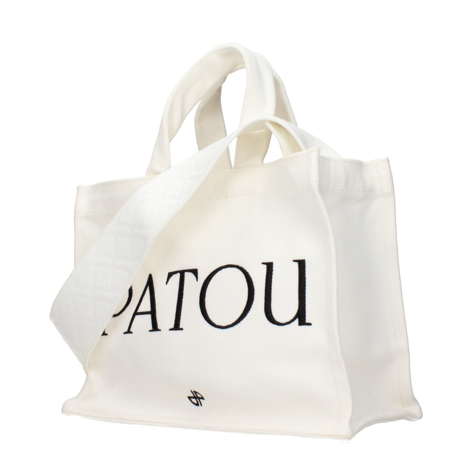 White Fabric Handbag