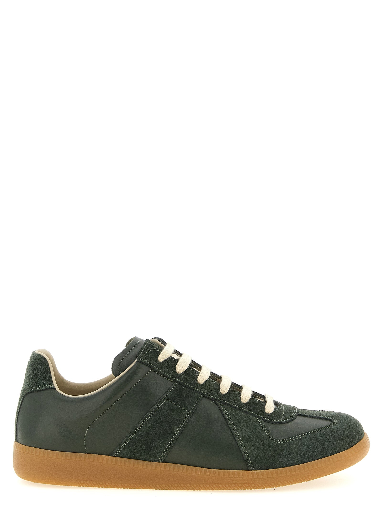 Bicolor Calfskin Low Top Sneakers