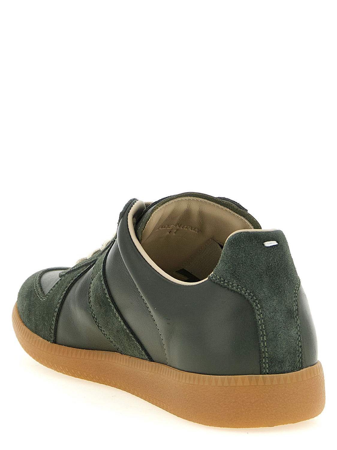 Bicolor Calfskin Low Top Sneakers