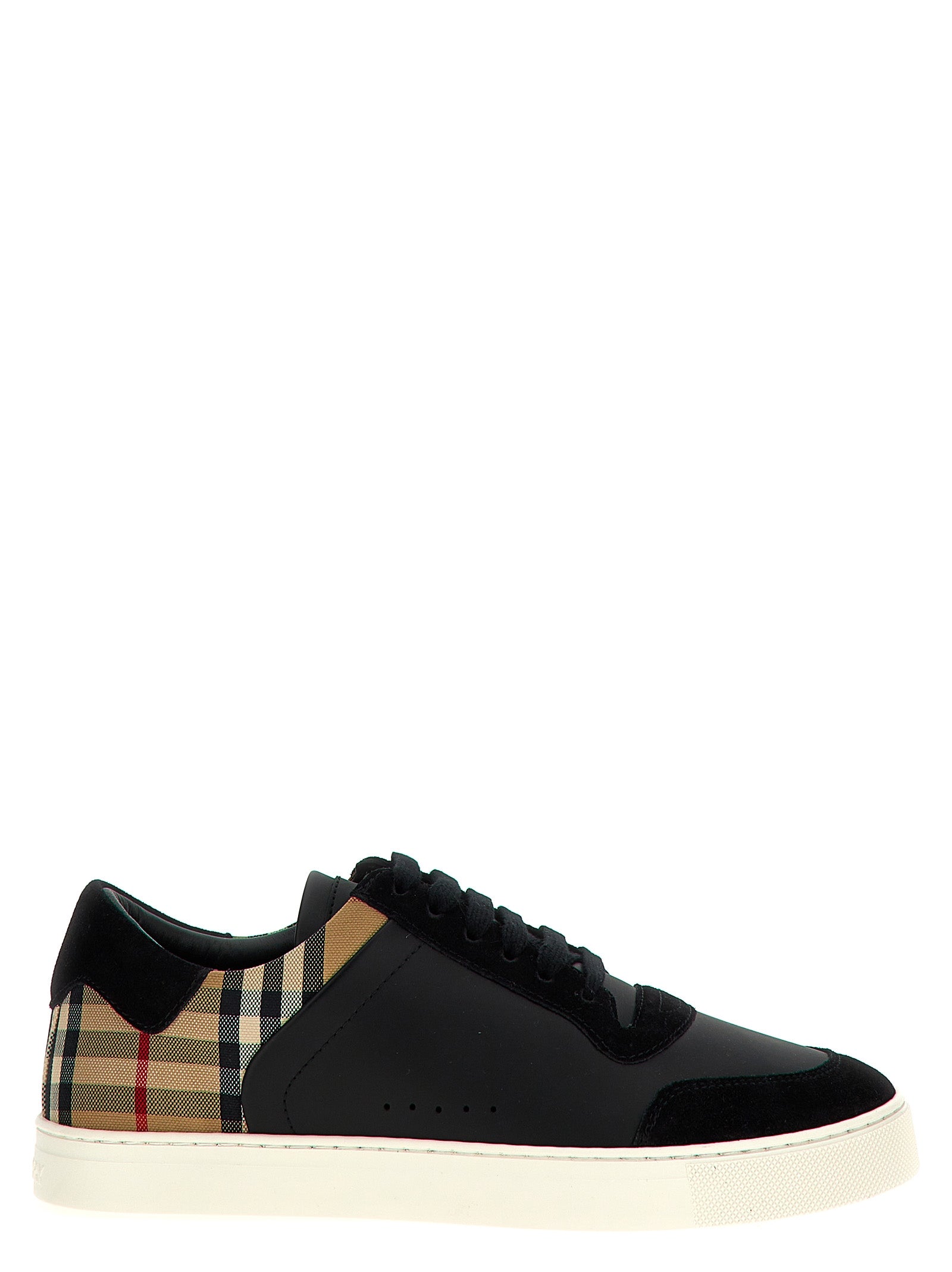 Black Calfskin Low Top Sneakers