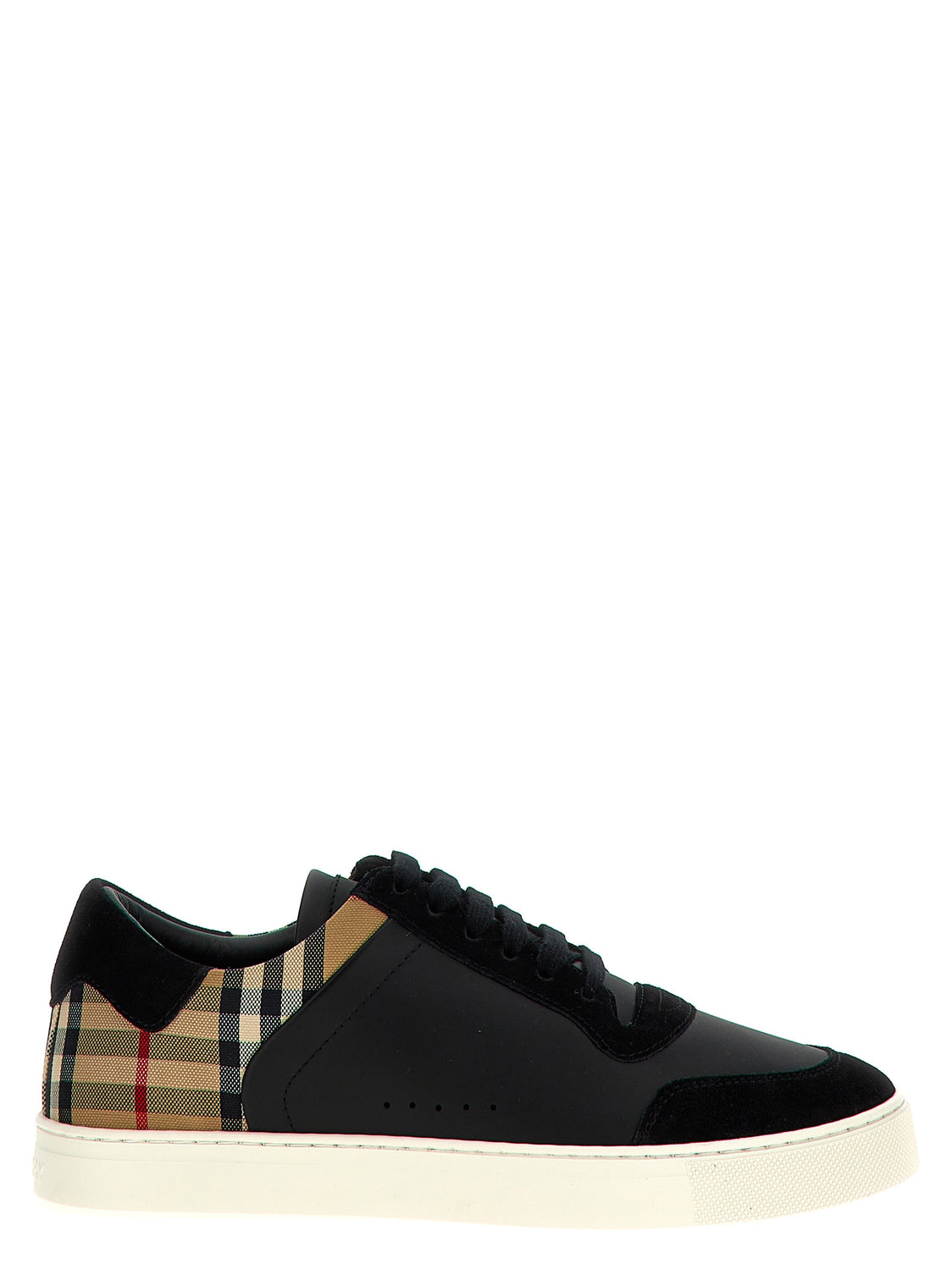 Black Calfskin Low Top Sneakers