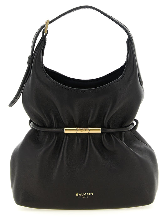Black Lamb Leather Handbag