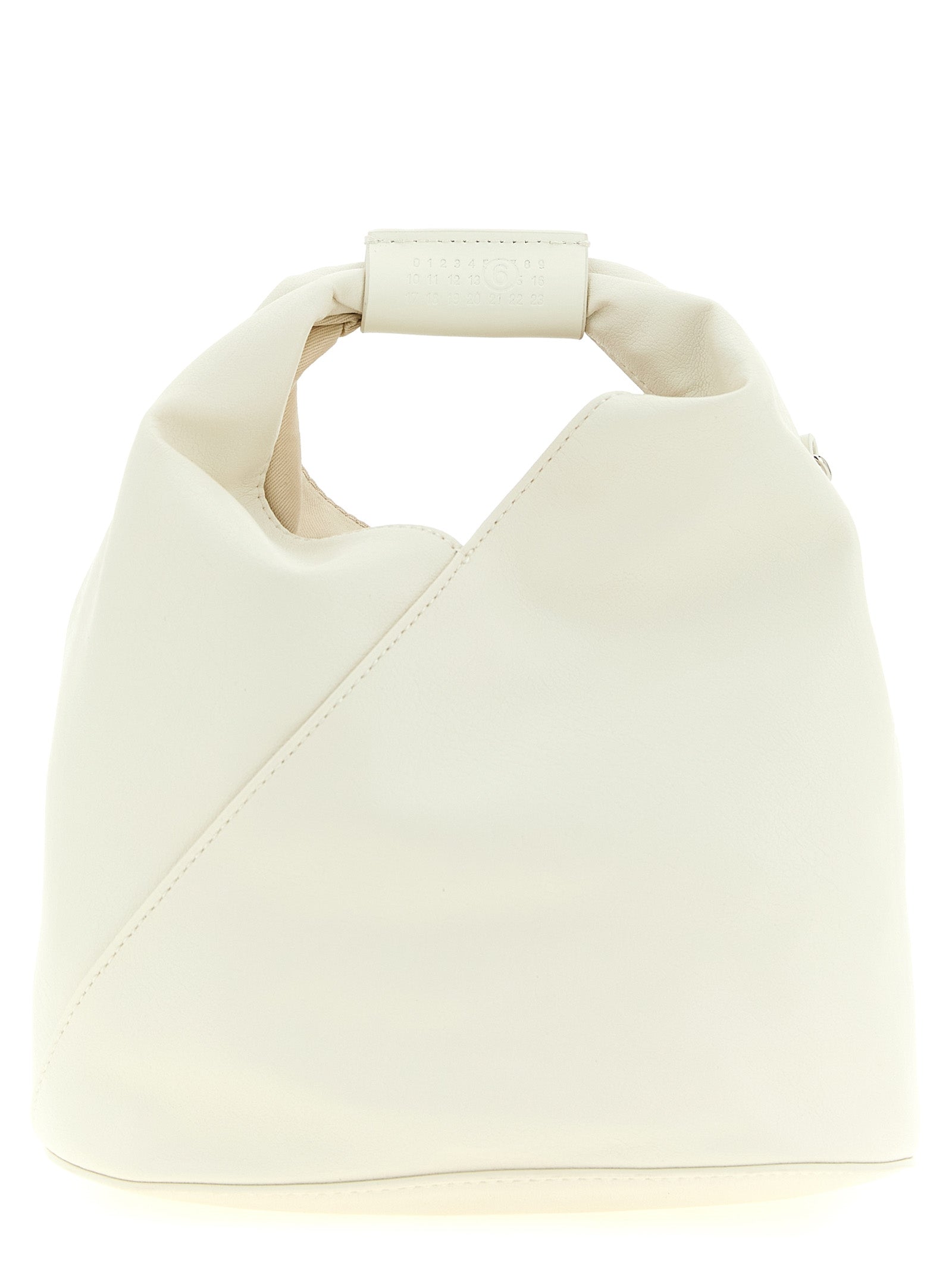 White Polyethylene Crossbody Bag