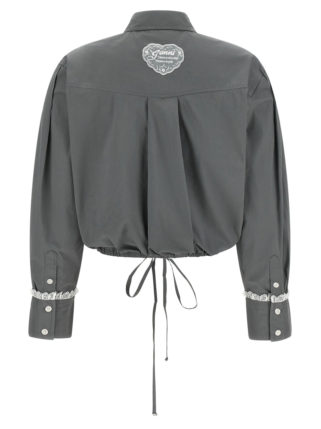 Gray Cotton Blouse