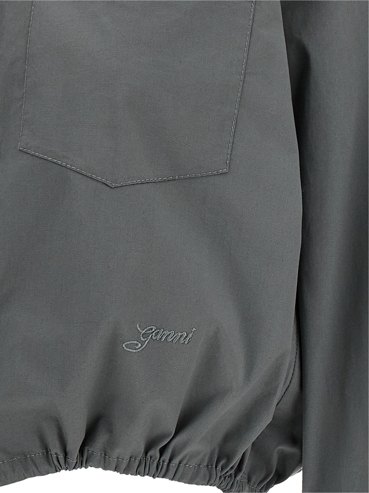 Gray Cotton Blouse