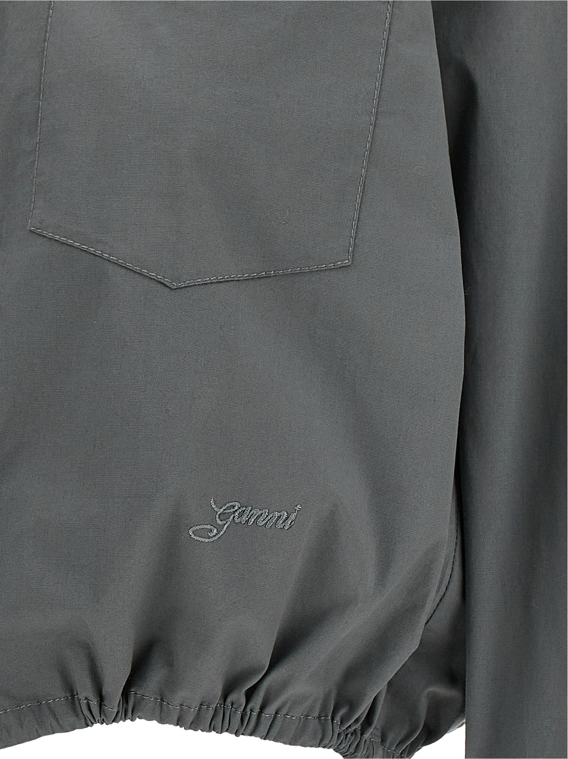 Gray Cotton Blouse