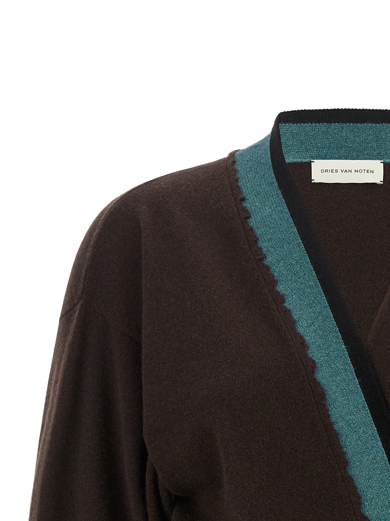 Brown Cashmere Cardigan