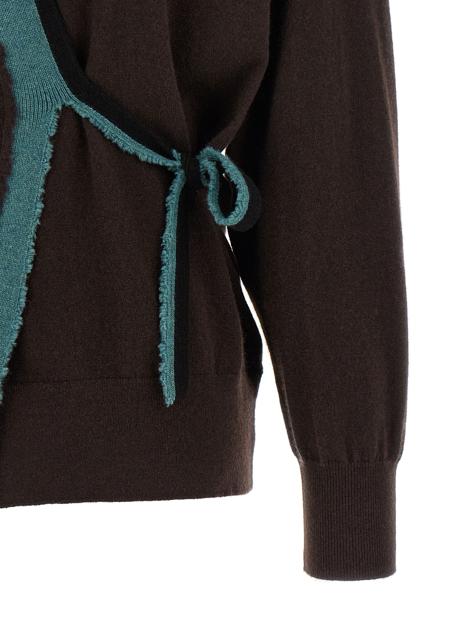 Brown Cashmere Cardigan